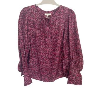 Lafayette 148 women’s 100% Silk Blouse Size XS